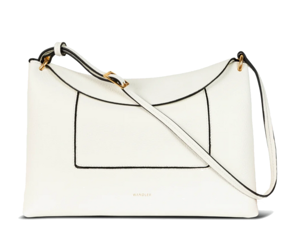 paul warmer WANDLER PENELOPE SLOUCHY BAG WHITE CRUST