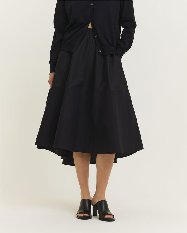 pauw Asymmetrisch Rok - Zwart