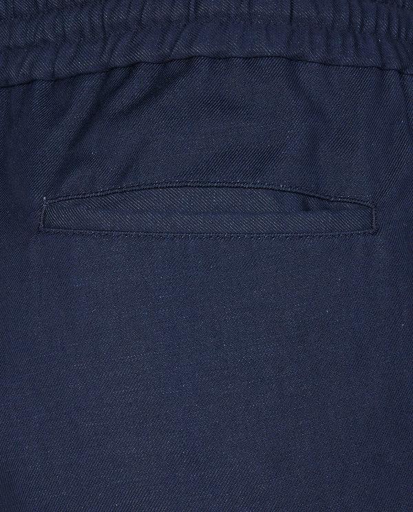 Pauw Bandplooi Korte Broek - Donkerblauw