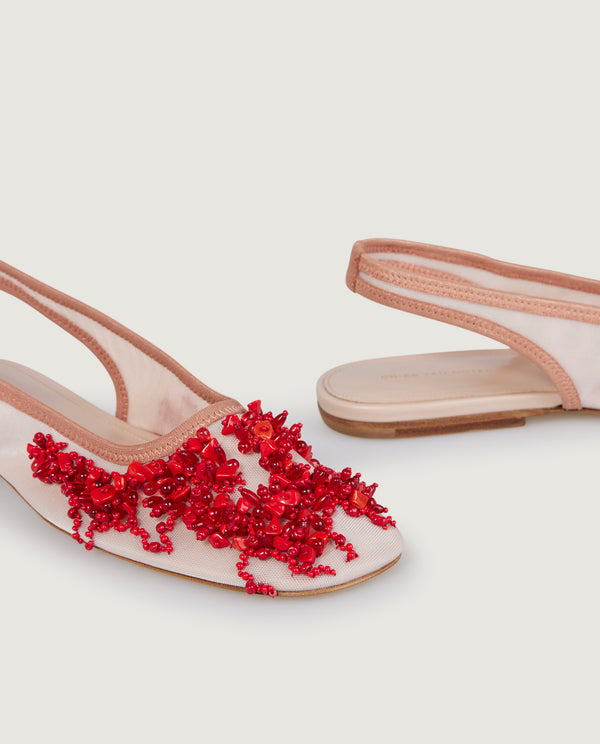 pauw Blush Slip-On Shoes - rood