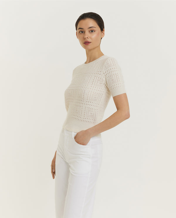 Pauw Cashmere Elysia Sweater - Ecru