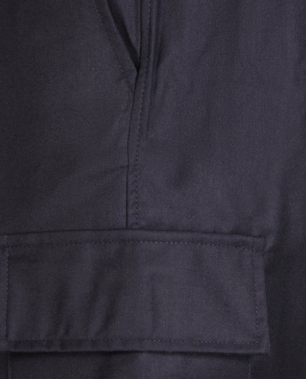 Pauw Cashmere Zijden Shorts - Donkerblauw