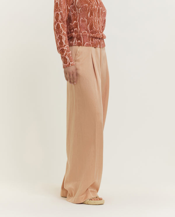 Pauw Cupro Katoenen Broek - Roze