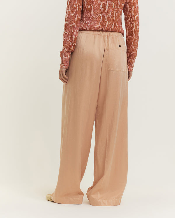 Pauw Cupro Katoenen Broek - Roze