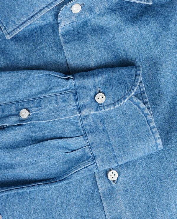 pauw Denim Shirt - Blauw