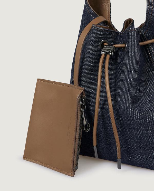 pauw Duo Bucket Bag - Donkerblauw