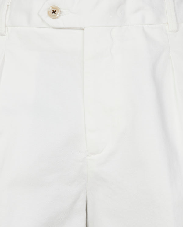 pauw Geplooide Katoenen Shorts - Wit