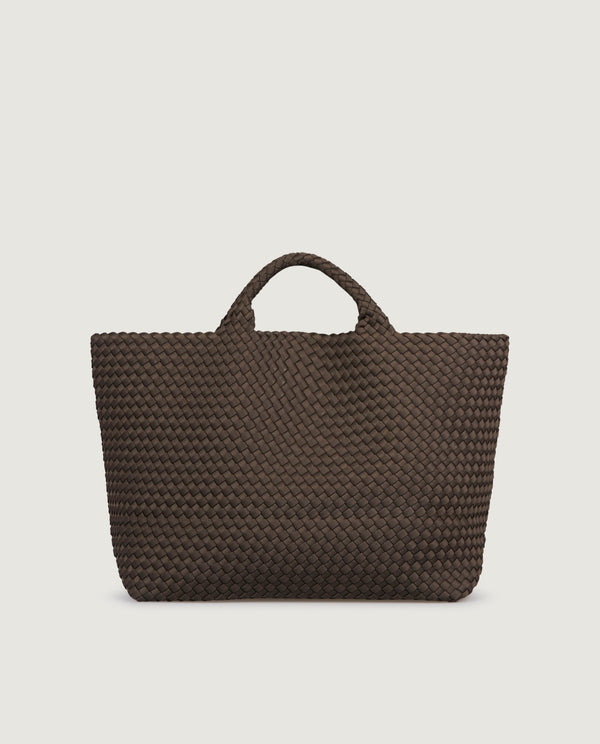 Pauw Grote Geweven Shopper - Bruin