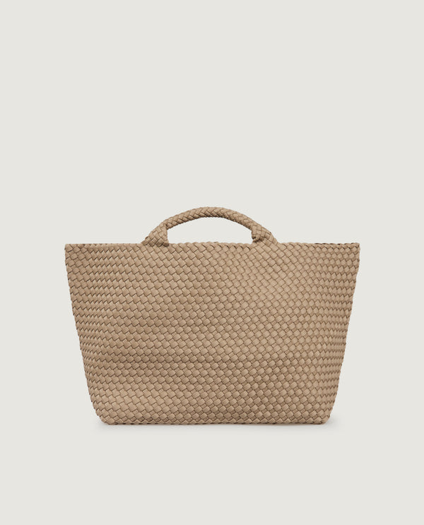 Pauw Grote Geweven Shopper - Lichtbruin