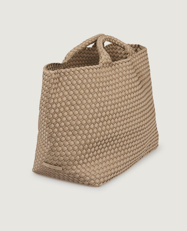 pauw Grote geweven shopper - Lichtbruin