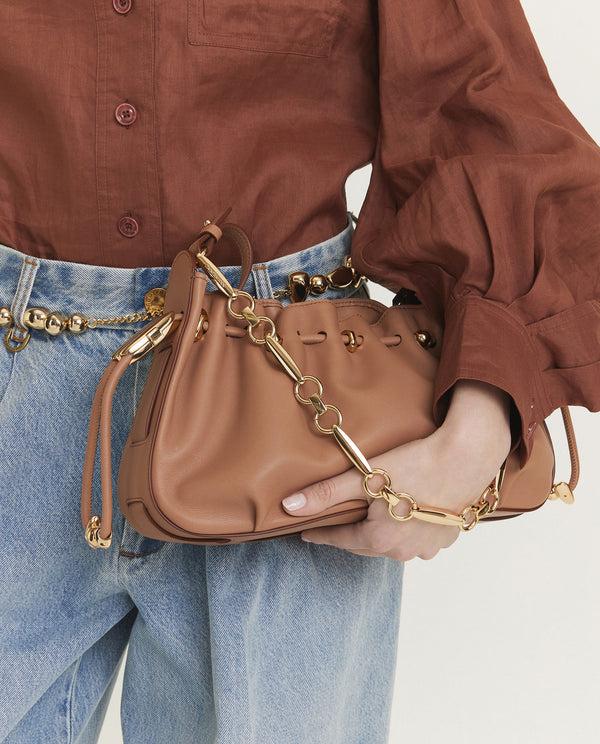 pauw Halcyon Clutch Tas - Lichtbruin