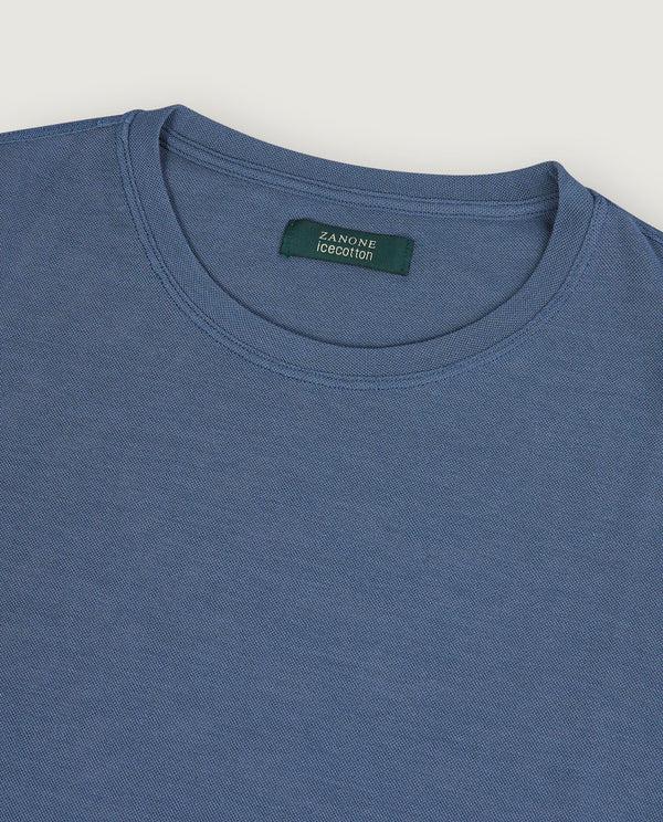 pauw Ice Cotton Pique T-Shirt - Blue