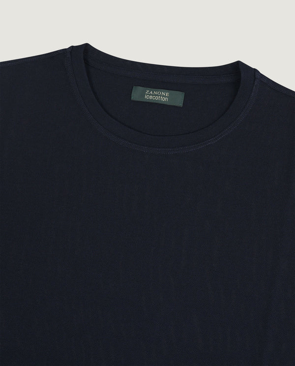 pauw Ice Cotton Pique T-Shirt - Donkerblauw