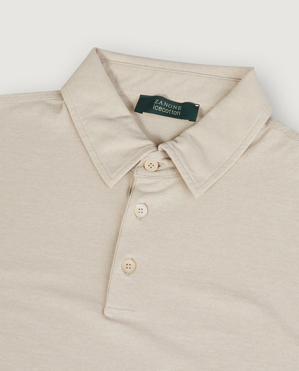 pauw Ice Cotton Polo - Ecru