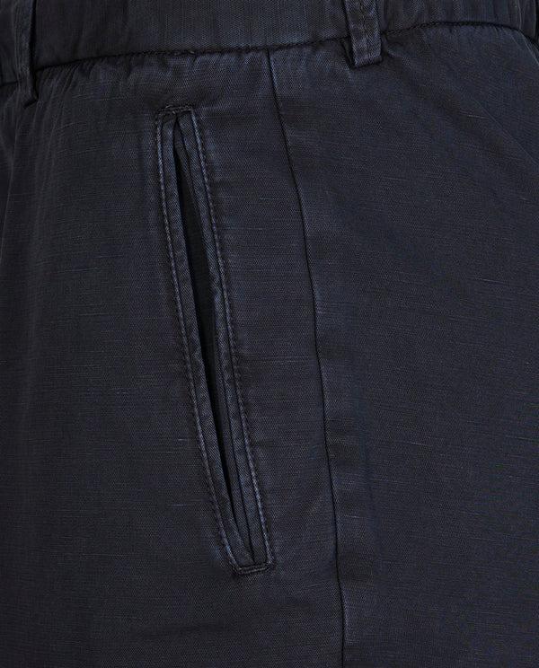 pauw Katoen Linnen Shorts - Donkerblauw