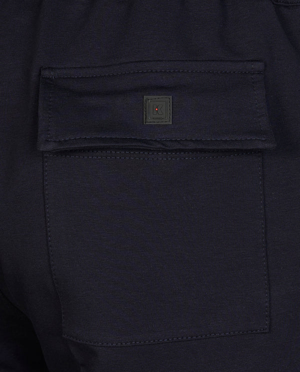 Pauw Katoen Mix Cargo Shorts - Donkerblauw