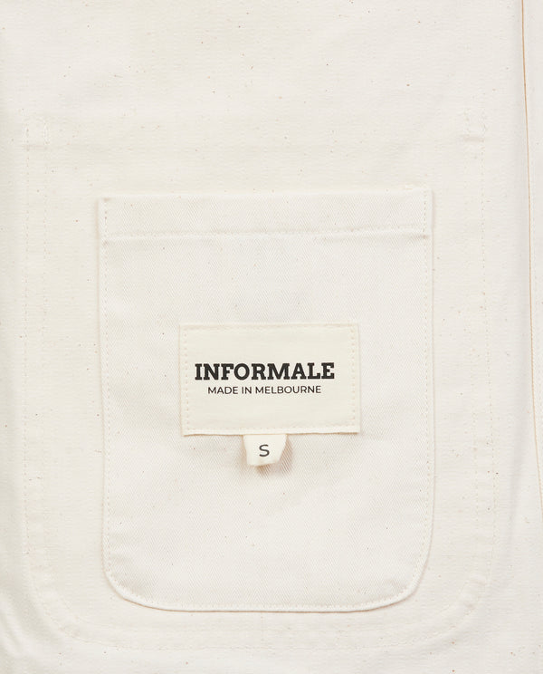 Pauw Katoenen Chore Jacket - Ecru