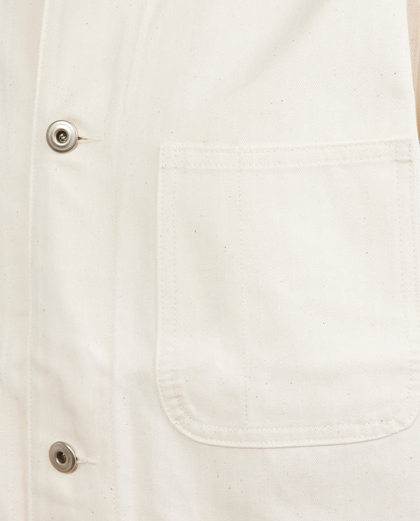 pauw Katoenen Chore Jacket - Ecru