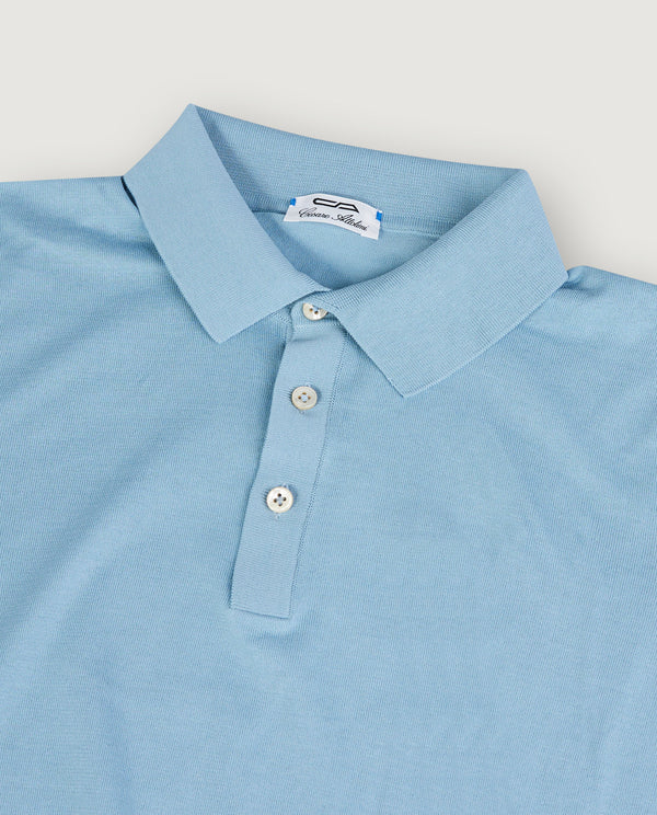pauw Katoenen Polo - Lichtblauw