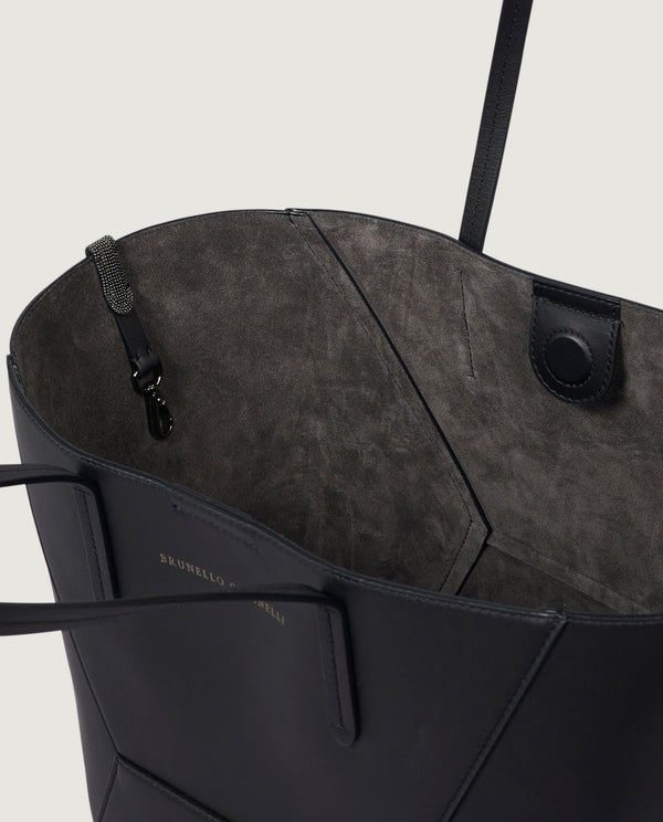 Pauw Lederen Duo Tas - Zwart