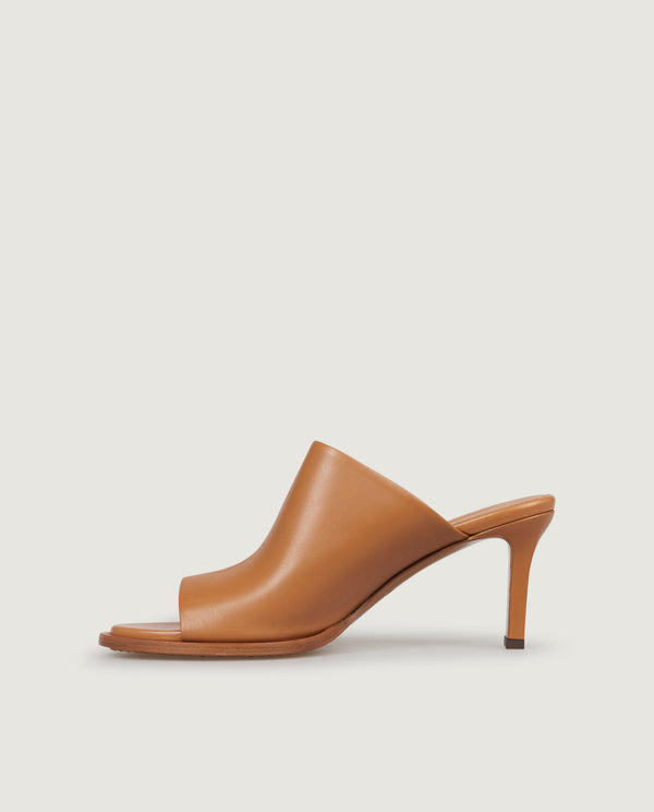 Pauw Lederen Mules - Lichtbruin