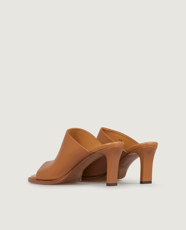 Pauw Lederen Mules - Lichtbruin