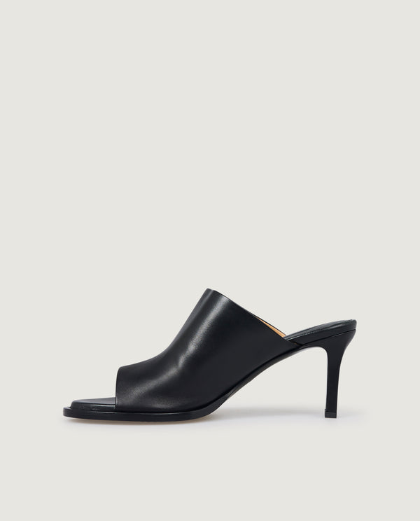 Pauw Lederen Mules - Zwart