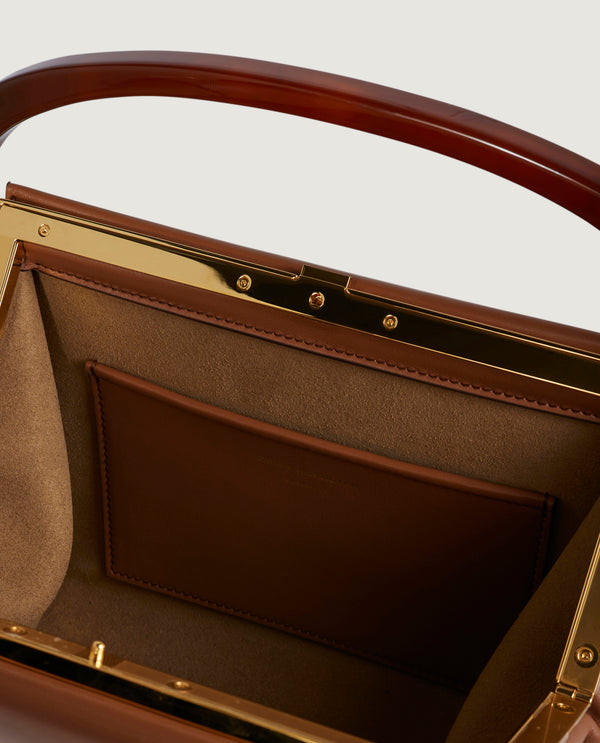 Pauw Leren Tas - Bruin