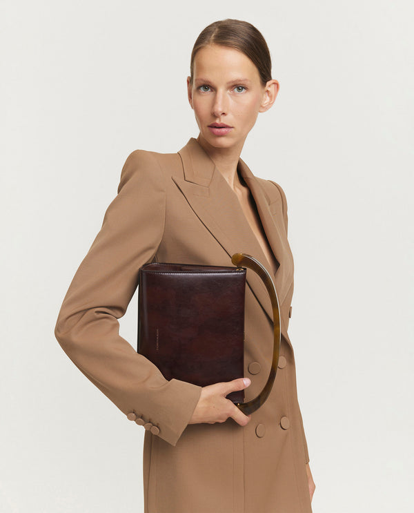 pauw Leren tas - Bruin