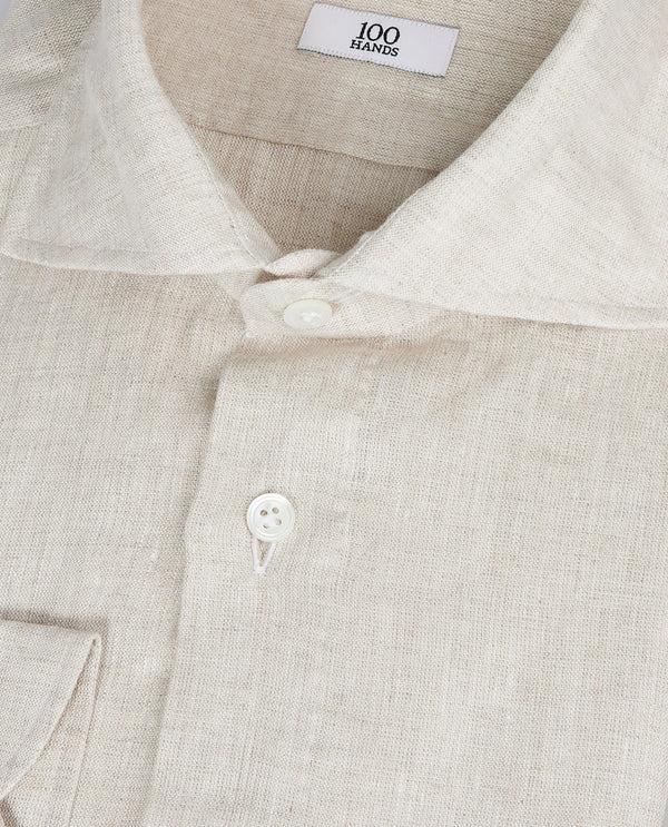 pauw Linnen Shirt - Lichtbruin