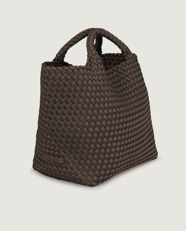 pauw Medium geweven shopper - Bruin