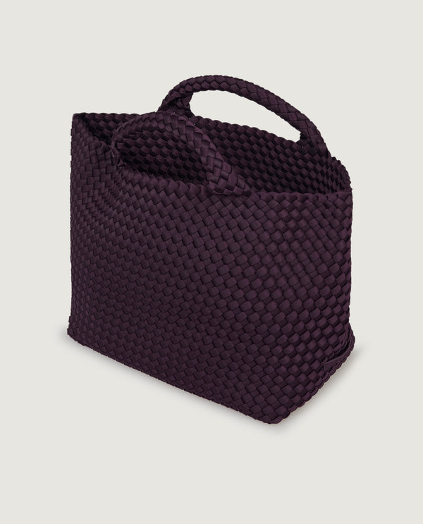 Pauw Medium Geweven Shopper - Paars