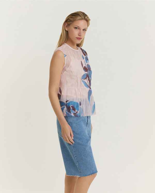 Pauw Painted Peonies Shirt - Roze