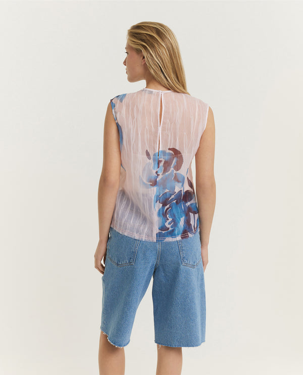 Pauw Painted Peonies Shirt - Roze