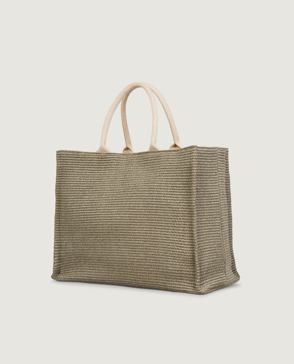 Pauw Raffia Shopper - Lichtbruin