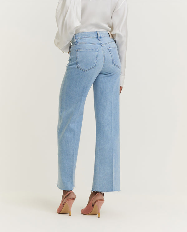 Pauw Rechte Cut-off Jeans - Lichtblauw