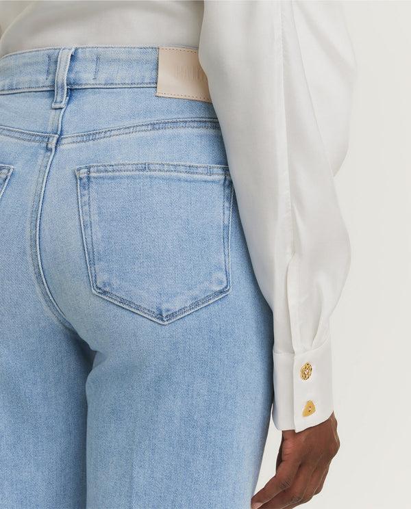 Pauw Rechte Cut-off Jeans - Lichtblauw