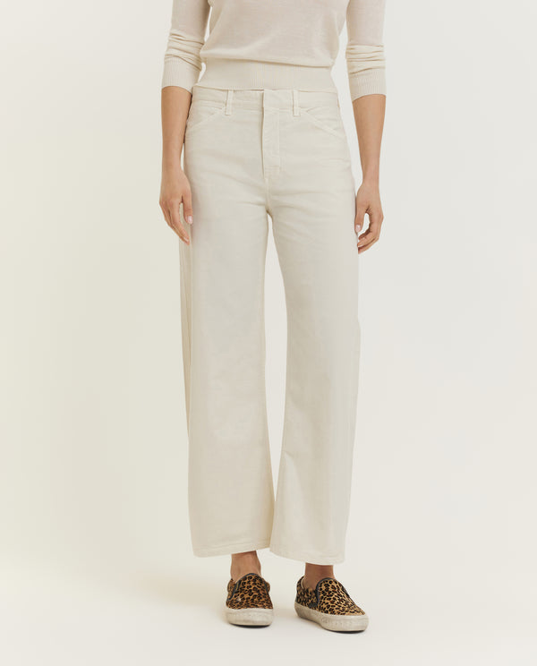 pauw Relaxed Katoenen Broek - Ecru