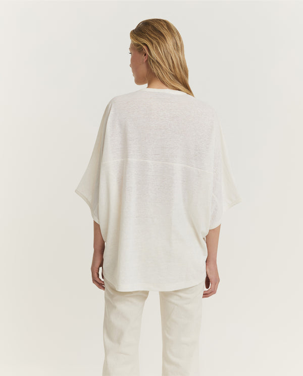 Pauw Relaxed V-hals Top - Wit