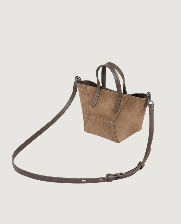 Pauw Suede Duo Tas - Bruin