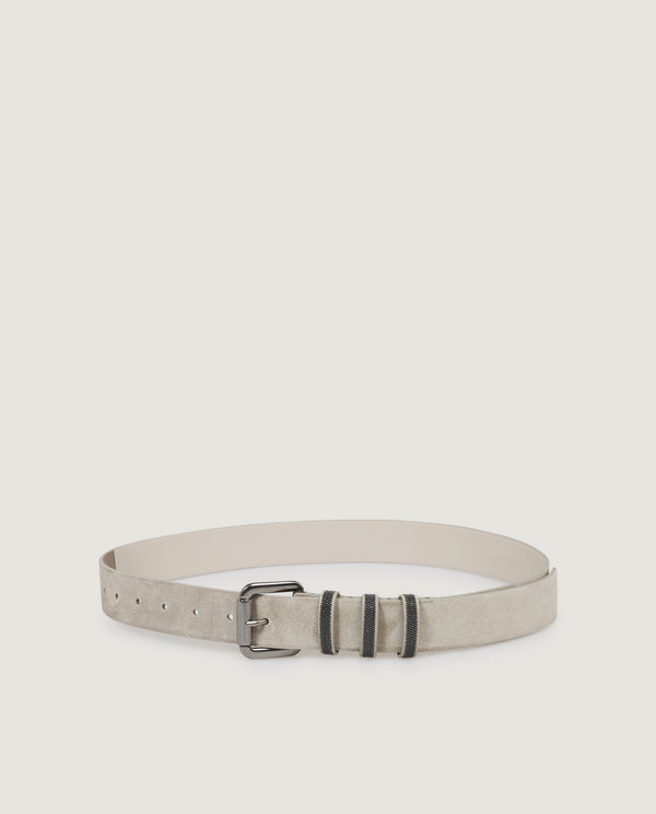pauw Suède Riem - Lichtgrijs