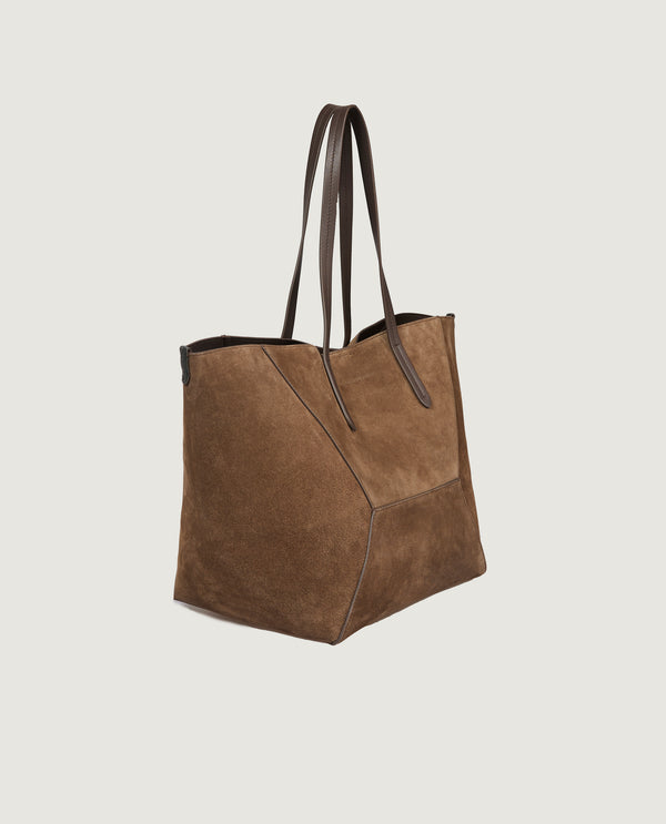 pauw Suède shopper - Bruin