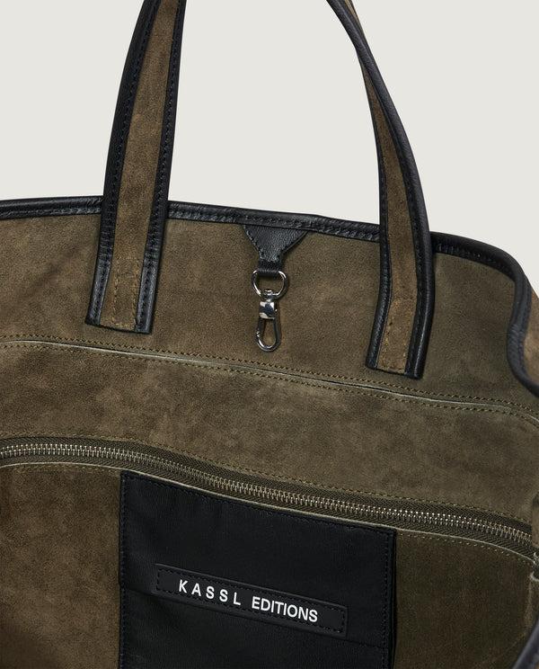 Pauw Suède Tote Tas - Groen