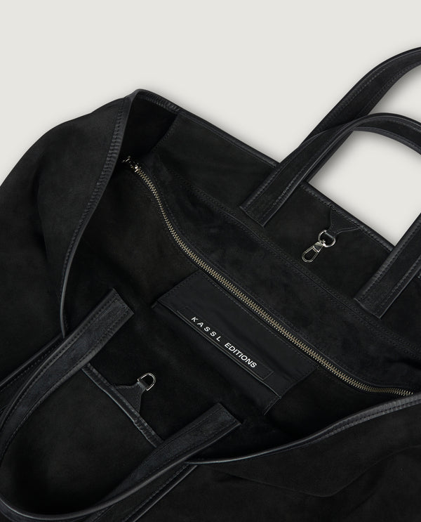 Pauw Suède Tote Tas - Zwart