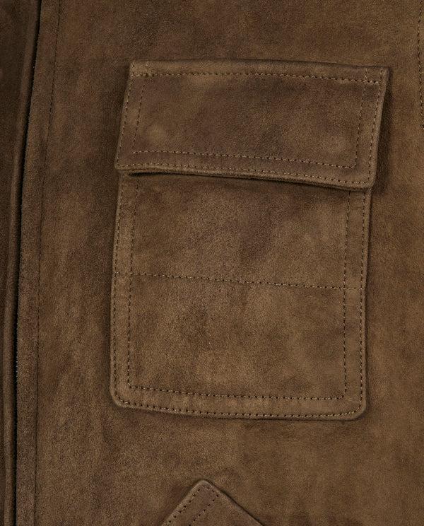 Pauw Suède Zip Jacket - Bruin