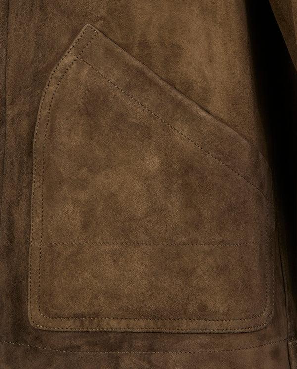 Pauw Suède Zip Jacket - Bruin