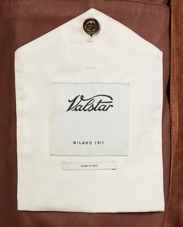 Pauw Suede Zip Jacket - Lichtbruin