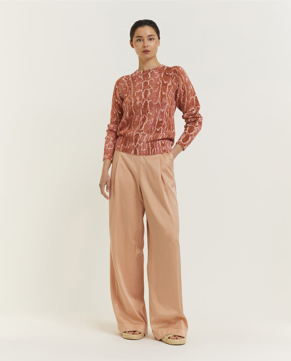 Pauw Tanna Patterned Sweater - Oranje