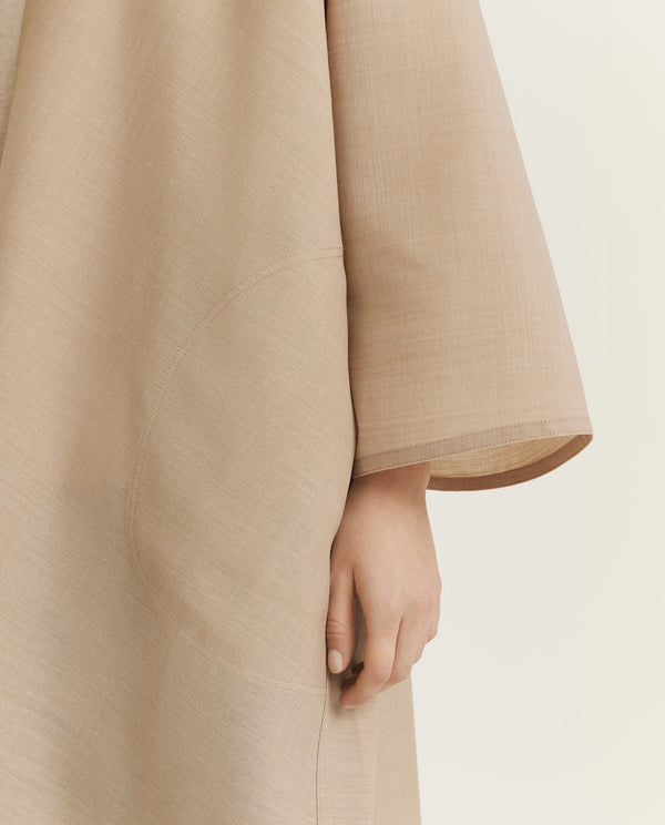 pauw Tropisch Wollen Jas - Lichtbruin