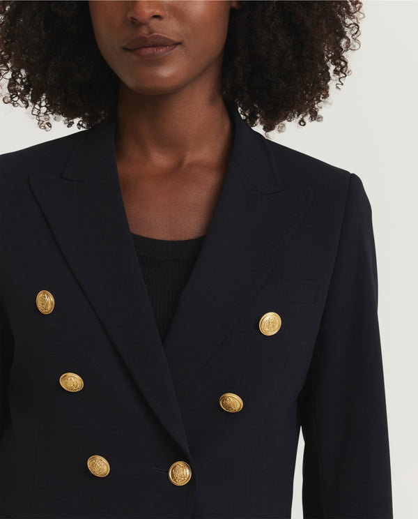 pauw Wollen Blazer - Donkerblauw
